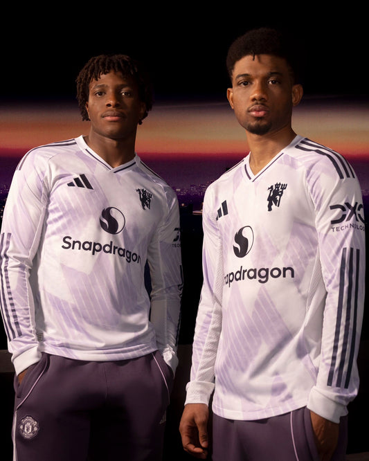 【新季】曼聯25/26落場版作客長袖球衣|Manchester United 25/26 Away Long Sleeve Authentic Jersey