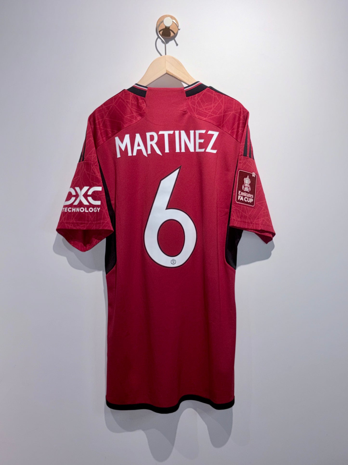 【代放】全新連牌曼聯2023/2024主場球衣足總杯決賽版【馬天尼斯】|BNWT Manchester United 2023/2024 Home Shirt FA Cup Final【Martinez】