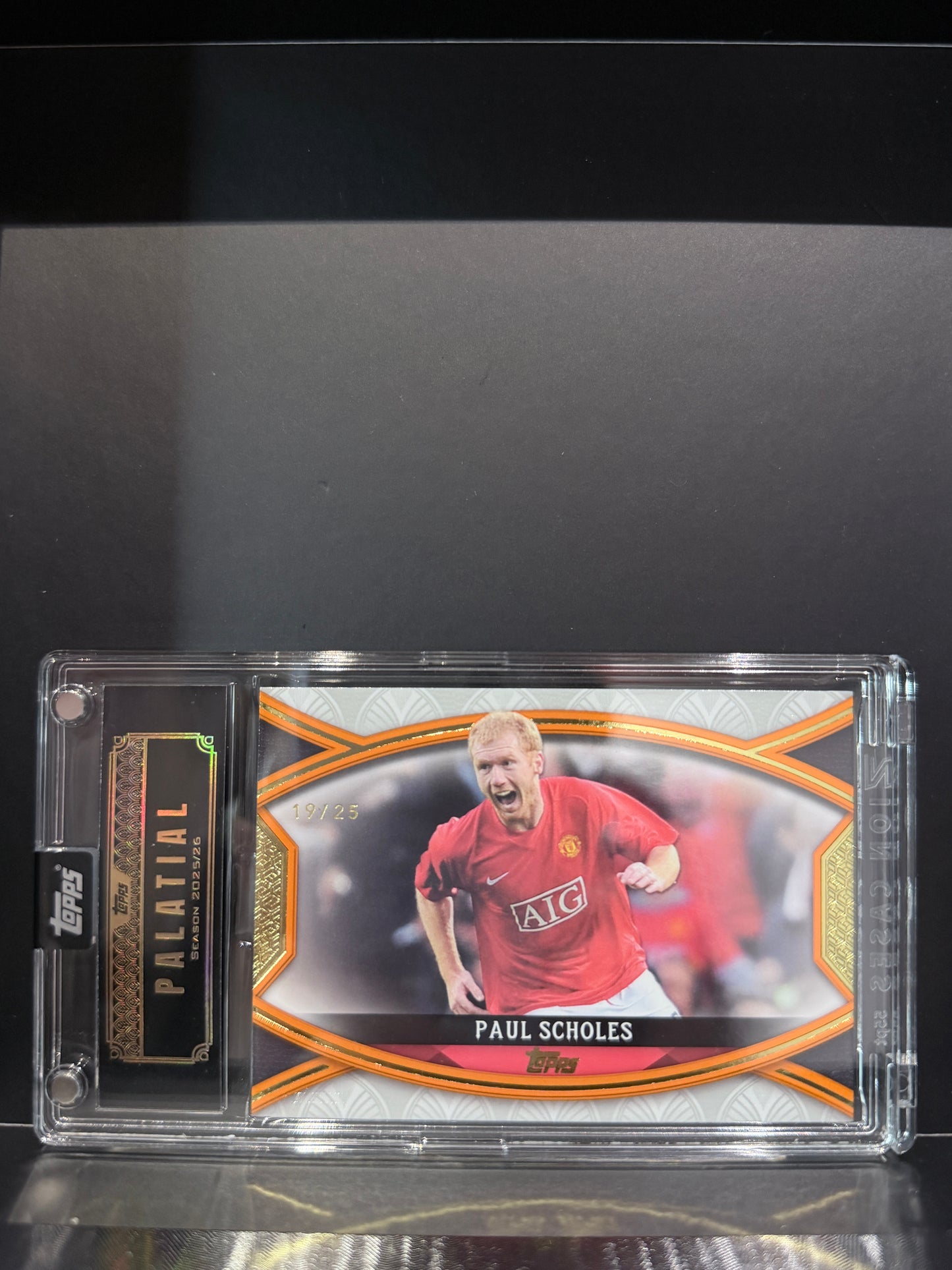 MUFC Topps Palatial Insert SCHOLES 19/25|曼聯史高斯球員卡