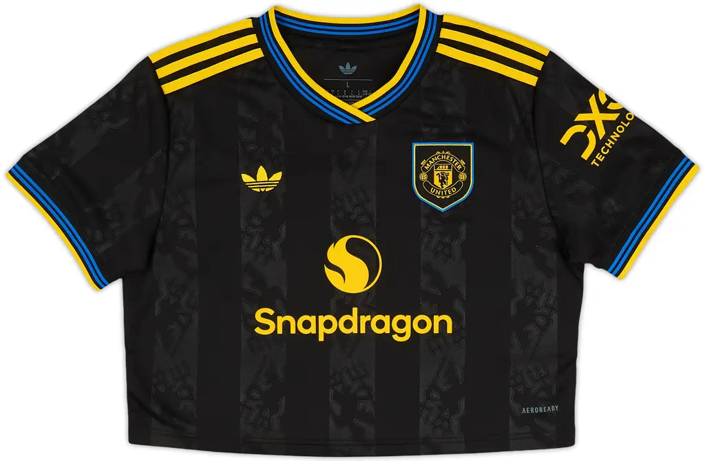 【上季】曼聯 25/26 賽季二客短身球衣｜Manchester United Womens 25/26 Third Cropped Jersey