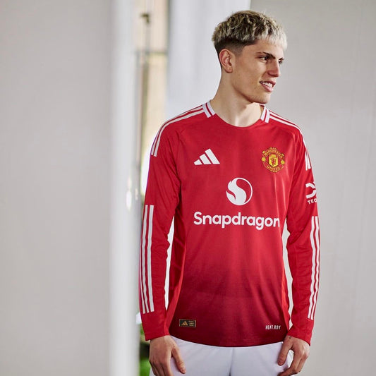 【現貨】曼聯主場落場版長袖球衣 2024-25｜Manchester United 24/25 Home Authentic Jersey LS