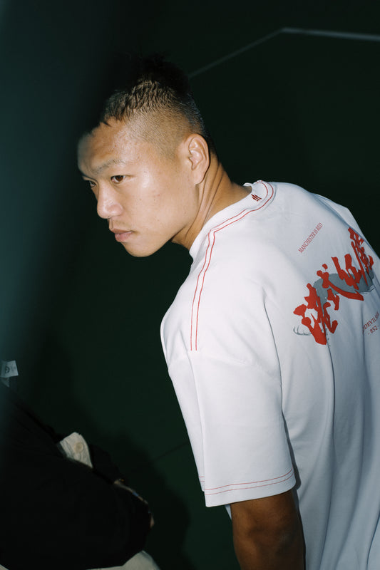 港式紅魔CLASSIC白色TEE