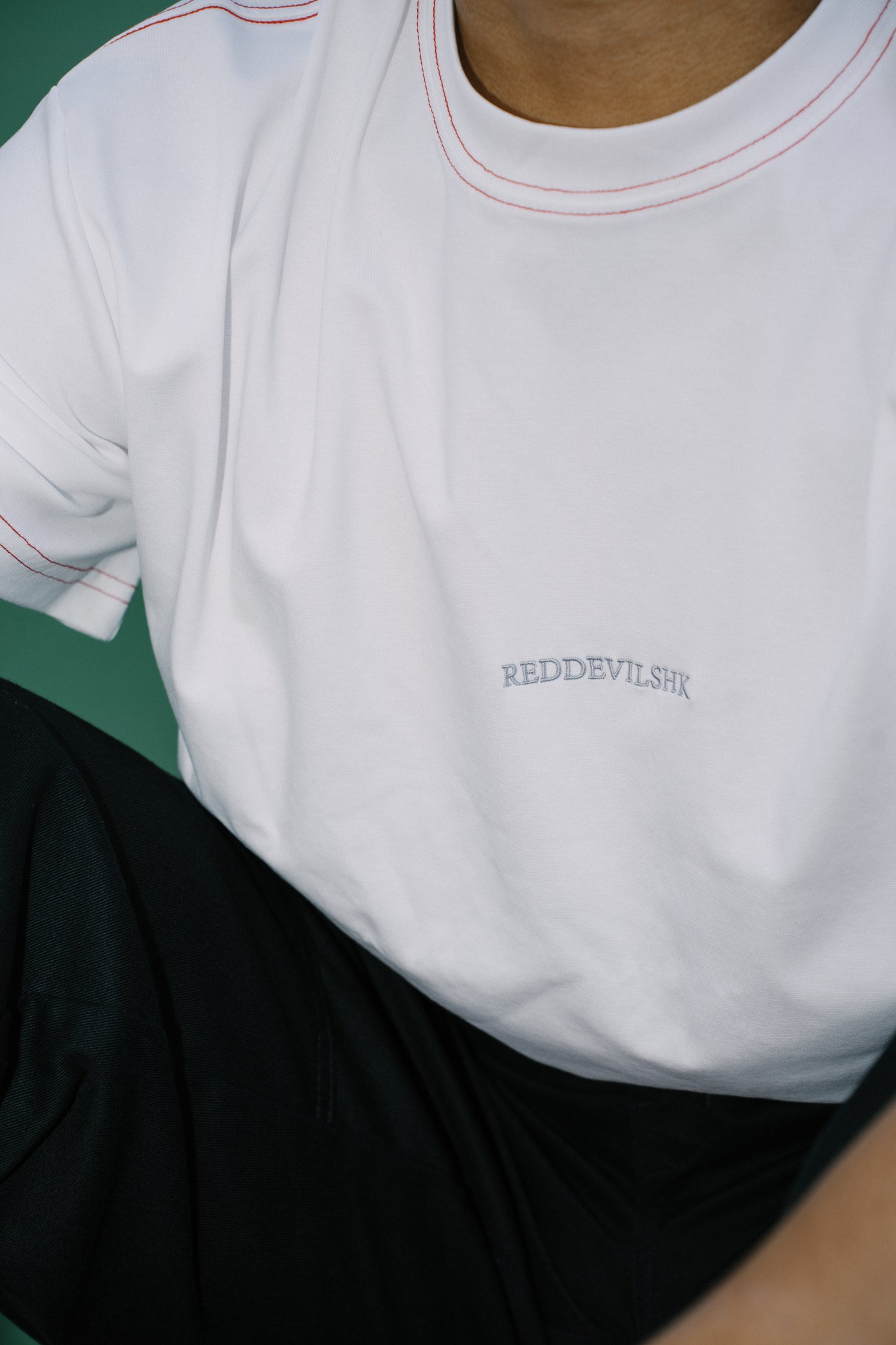 港式紅魔CLASSIC白色TEE