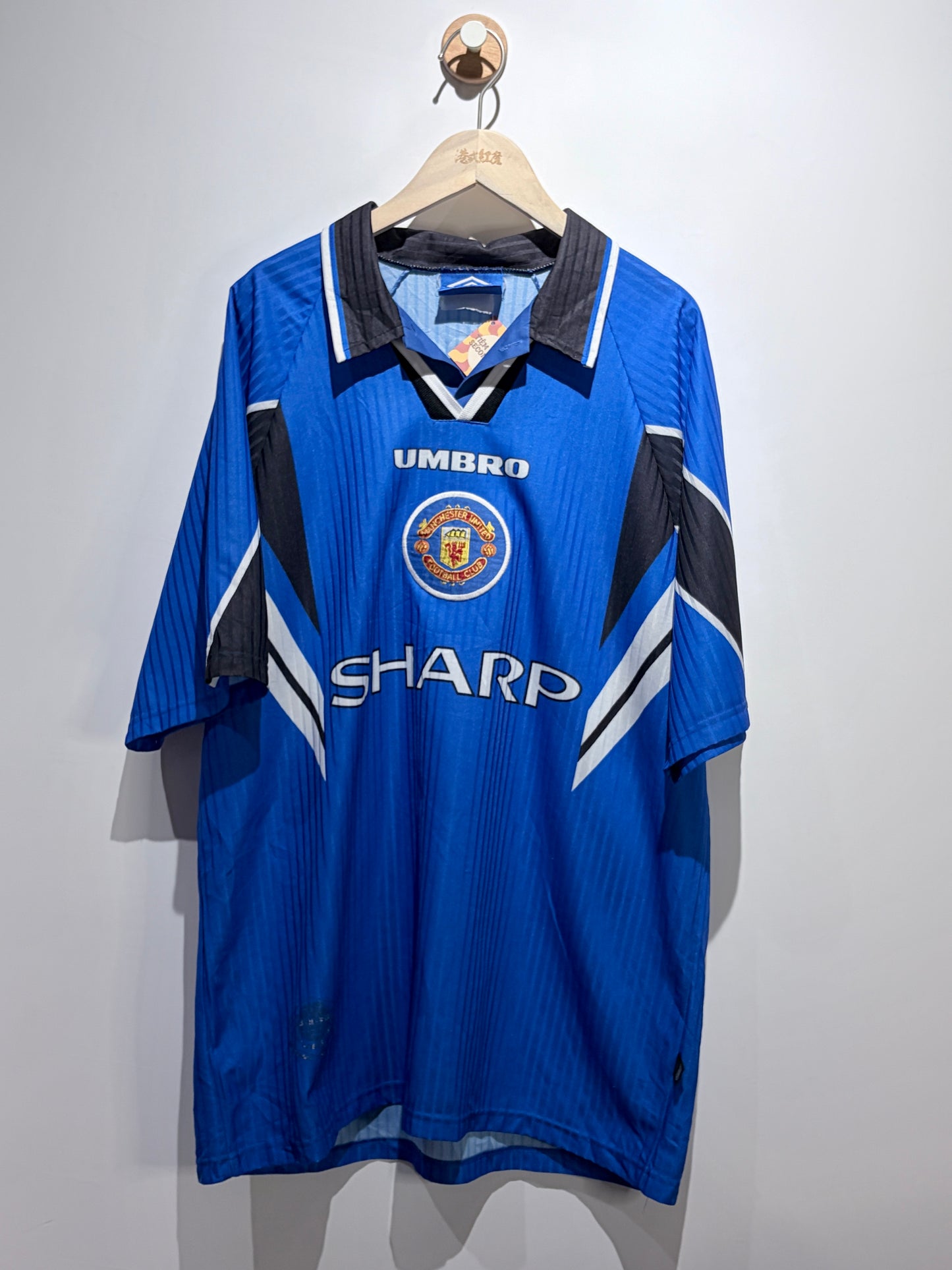 【復古】全新連牌曼聯1996/1998原年第三作客球衣【簡東拿】｜BNWT Manchester United Third Shirt【Cantona】1996/1998