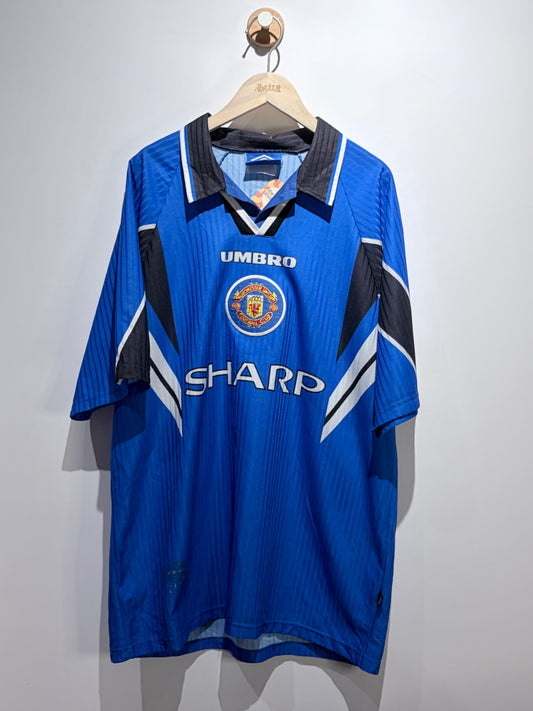 【復古】全新連牌曼聯1996/1998原年第三作客球衣【簡東拿】｜BNWT Manchester United Third Shirt【Cantona】1996/1998