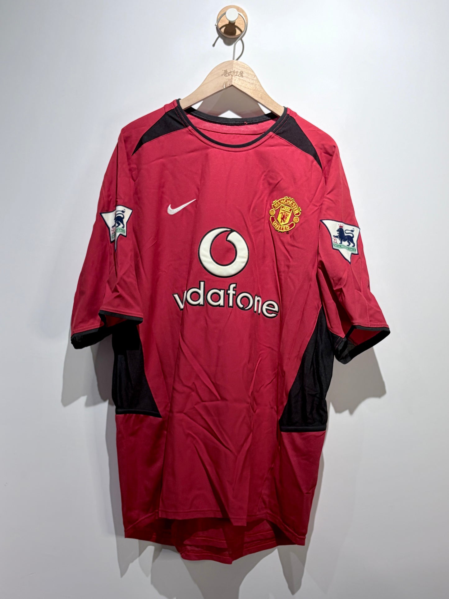 【復古】曼聯2002/2004原年主場球衣【碧咸】｜Manchester United Home Shirt【Beckham】2002/2004
