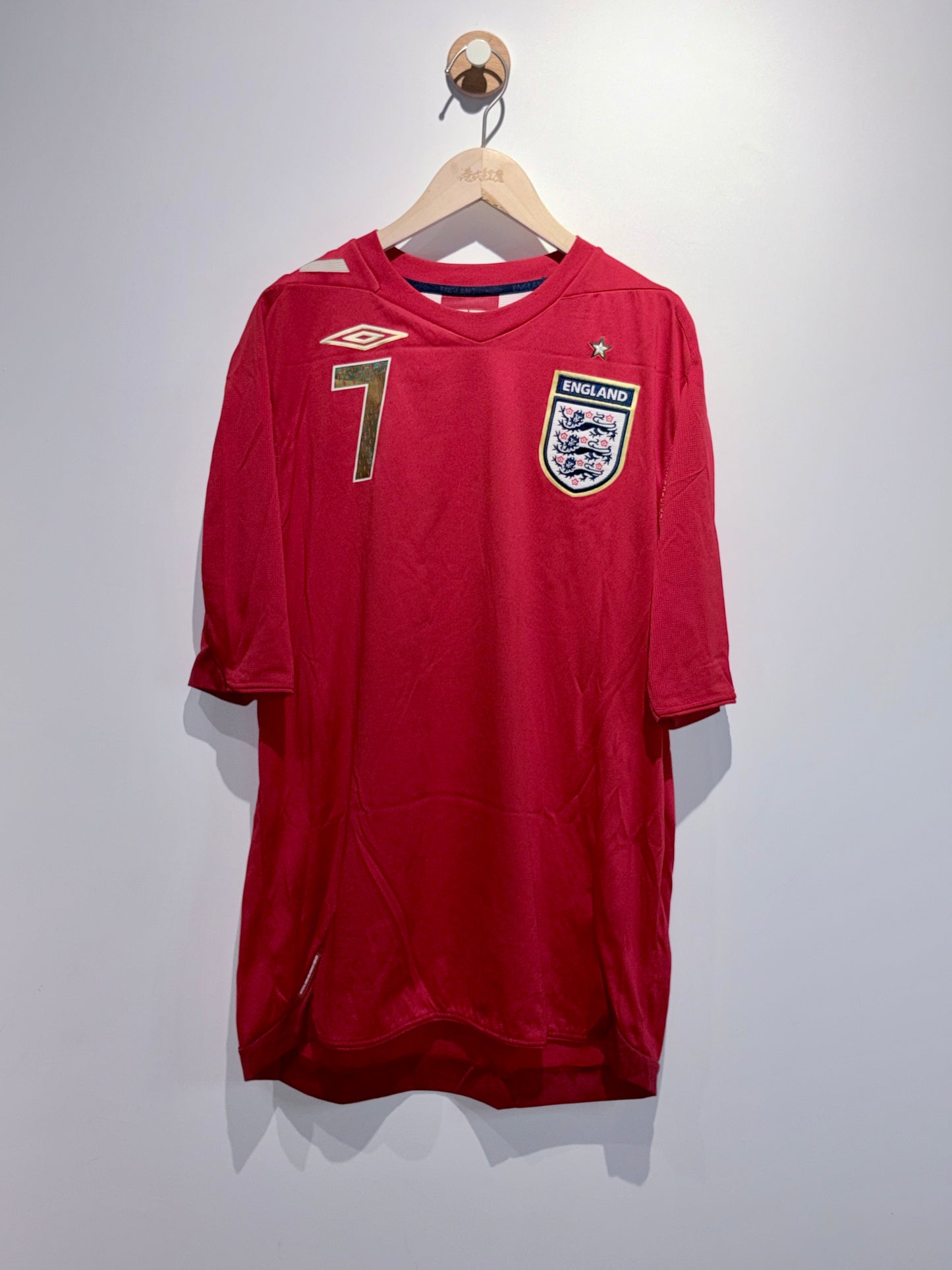 【復古】英格蘭2006/2008原年作客球衣【碧咸】｜England 2006/2008 Away Shirt【Beckham】