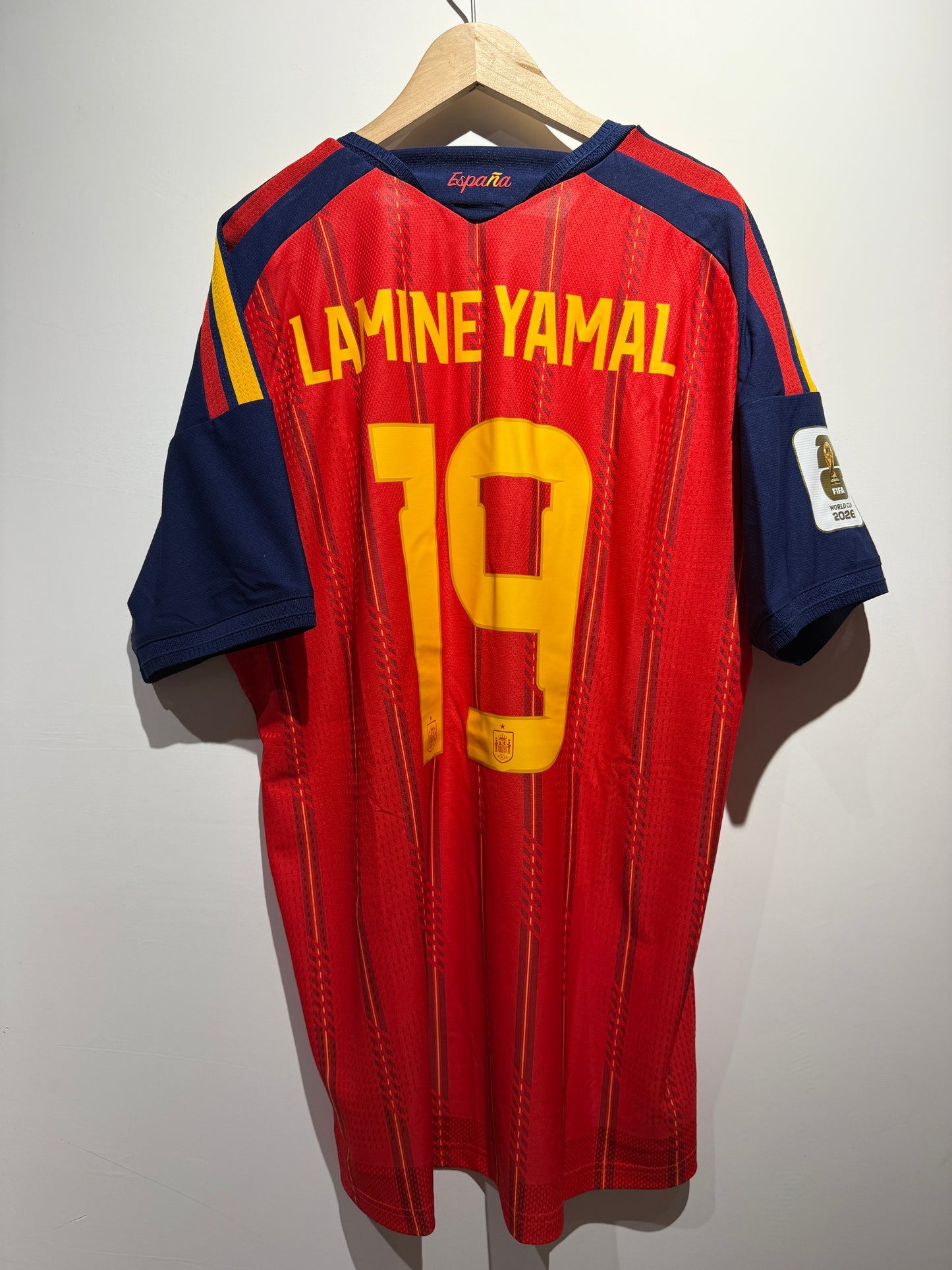 【世界盃冠軍】西班牙 2026 年主場落場版球衣｜2026 Spain Authentic Home Shirt