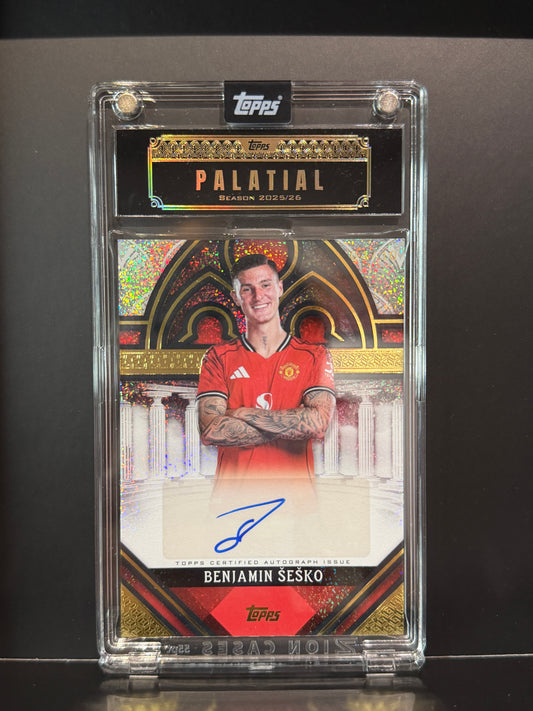 MUFC Topps Palatial Auto SESKO 04/10｜曼聯錫斯高簽名球員卡