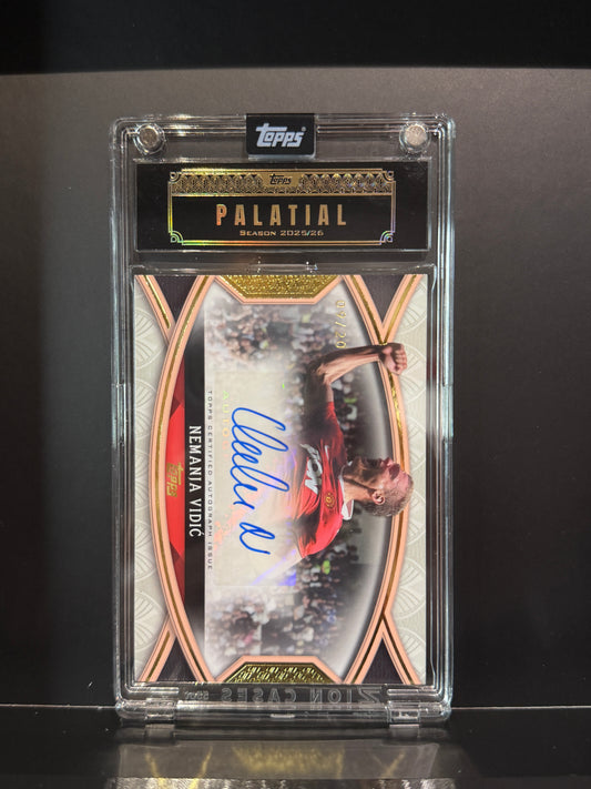 MUFC Topps Palatial Auto VIDIC 09/20｜曼聯維迪簽名球員卡
