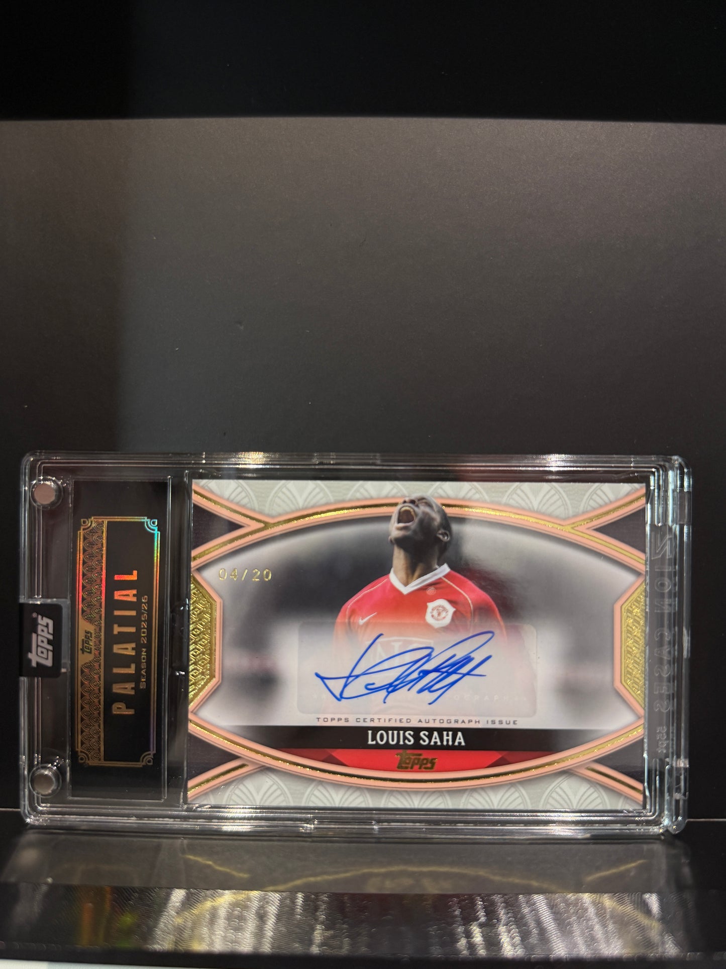 MUFC Topps Palatial Auto LOUIS SAHA 04/20｜曼聯沙夏簽名球員卡