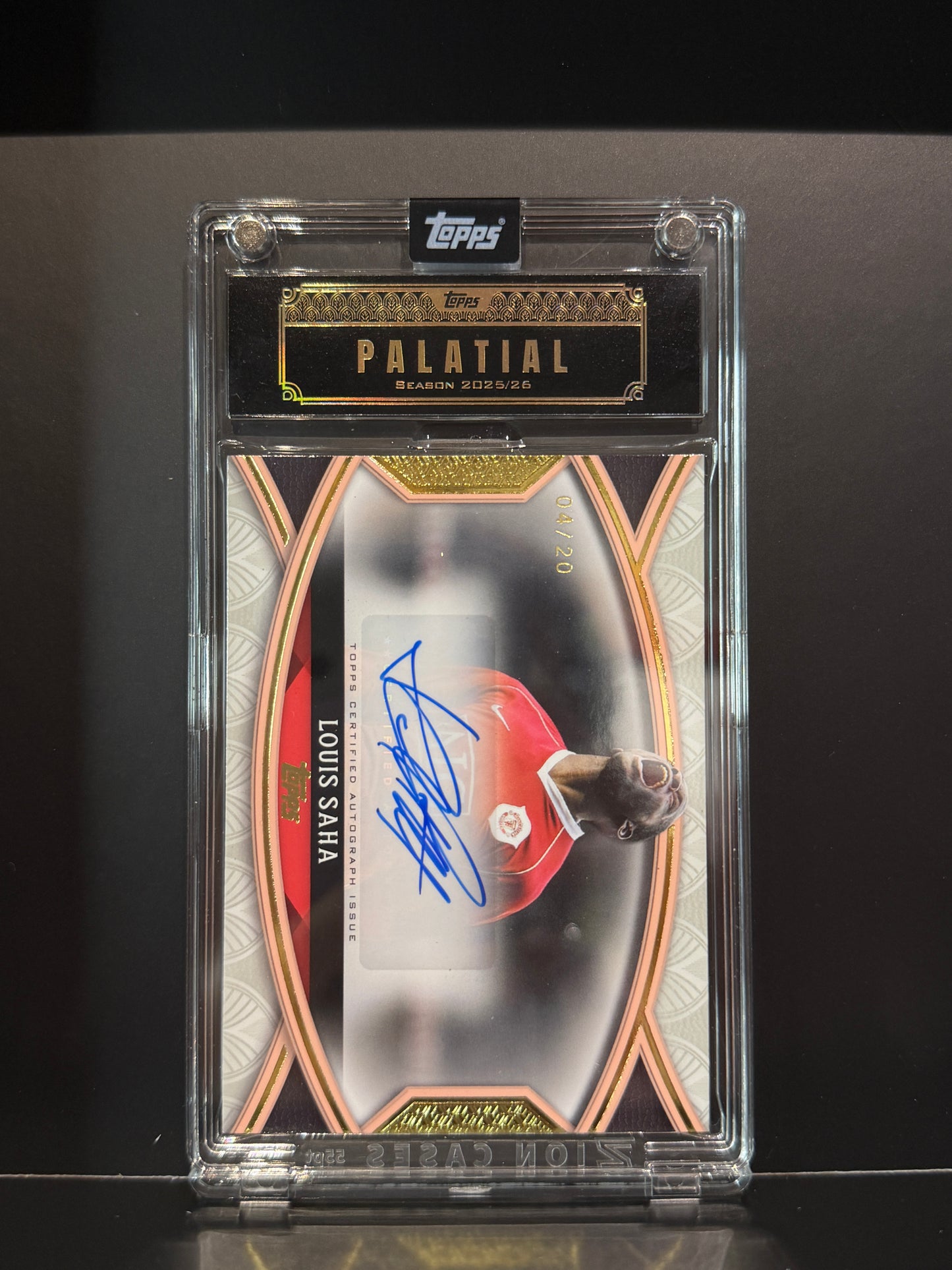 MUFC Topps Palatial Auto LOUIS SAHA 04/20｜曼聯沙夏簽名球員卡