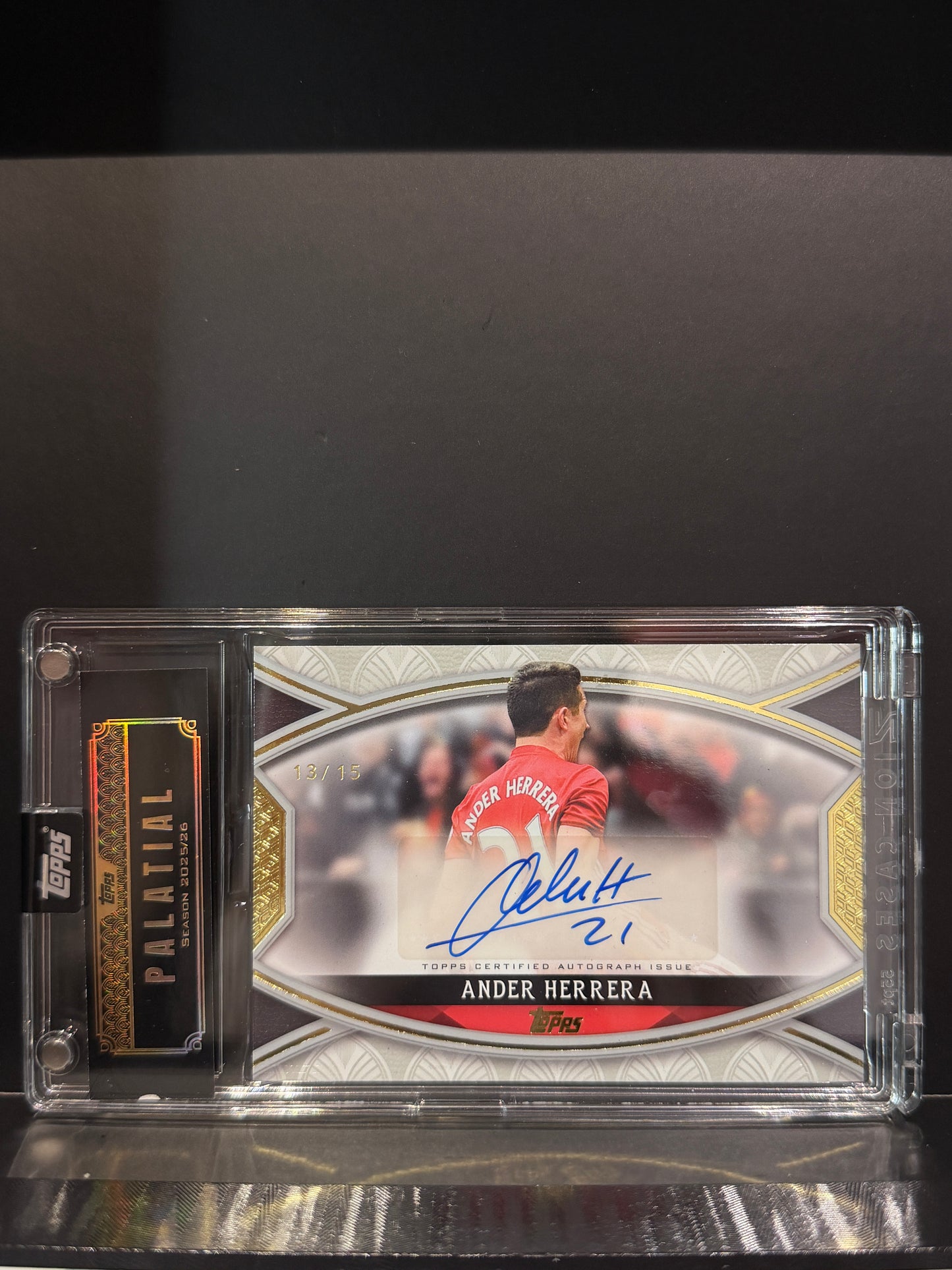 MUFC Topps Palatial Auto HERRERA 13/15｜曼聯靴里拉簽名球員卡