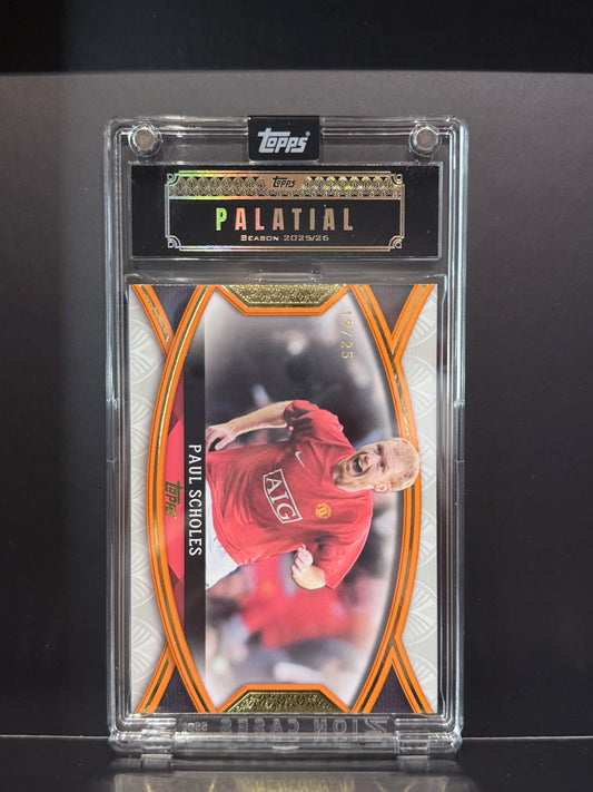 MUFC Topps Palatial Insert SCHOLES 19/25｜曼聯史高斯球員卡