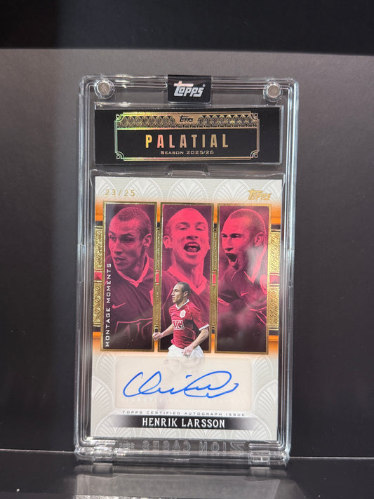 MUFC Topps Palatial Auto LARSSON 23/25｜曼聯拿臣簽名球員卡