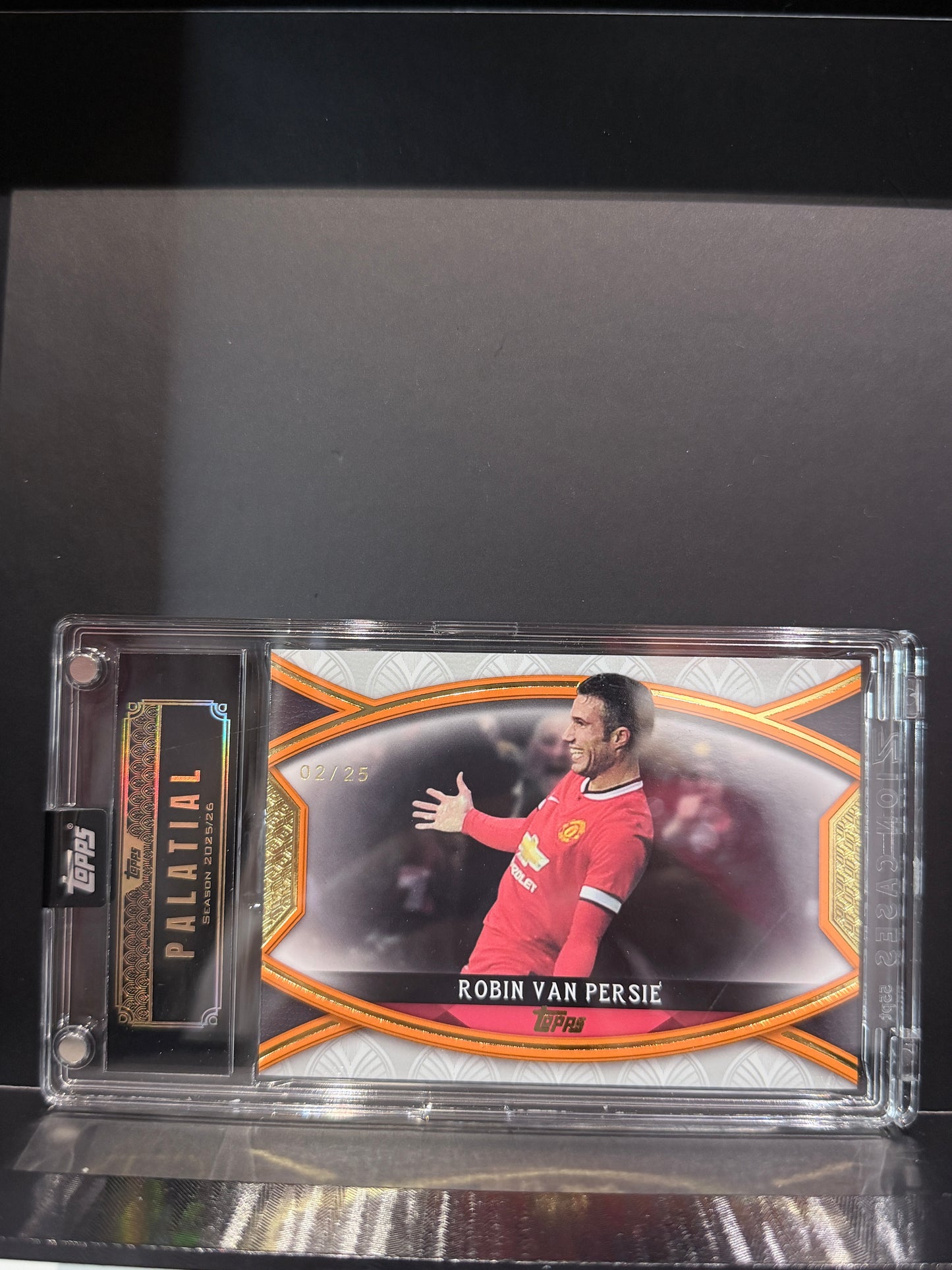 MUFC Topps Palatial Insert VAN PERSIE 02/25｜曼聯雲佩斯球員卡