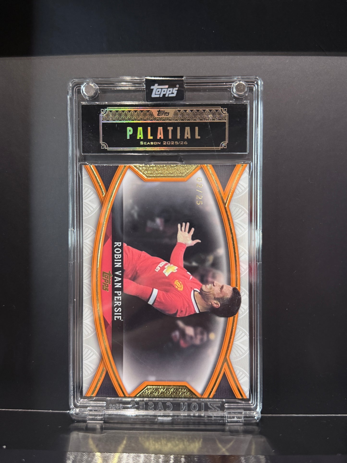MUFC Topps Palatial Insert VAN PERSIE 02/25｜曼聯雲佩斯球員卡
