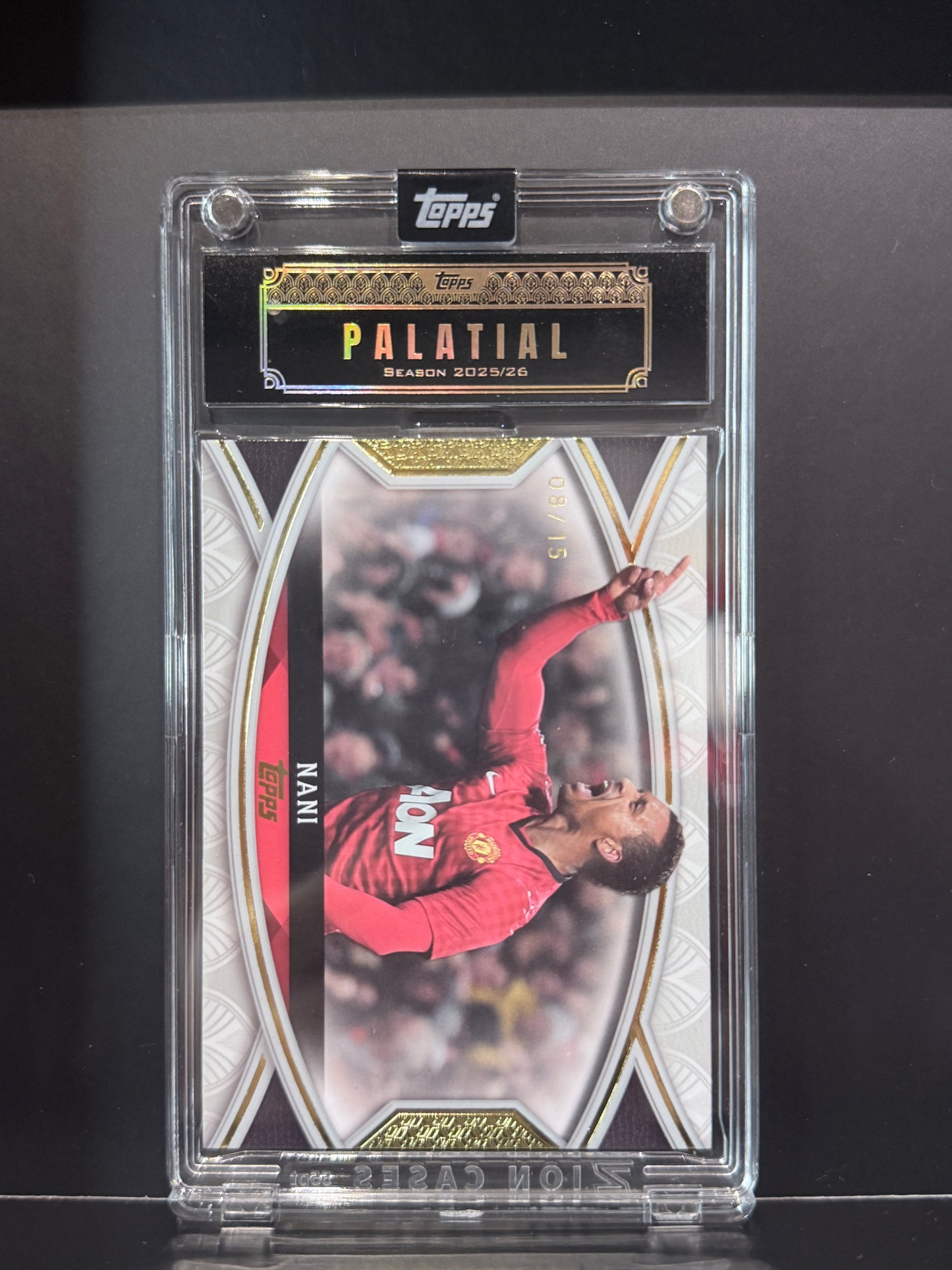 MUFC Topps Palatial Insert NANI 08/15｜曼聯蘭尼球員卡