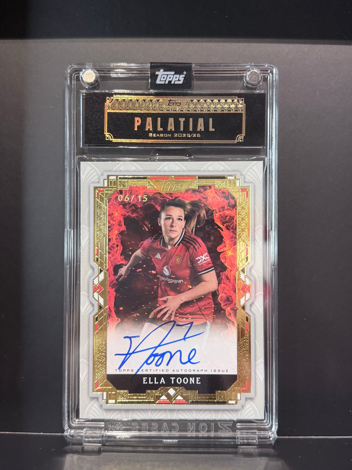 MUFC Topps Palatial On Card Auto TOONE 06/15｜曼聯女子隊TOONE簽名球員卡