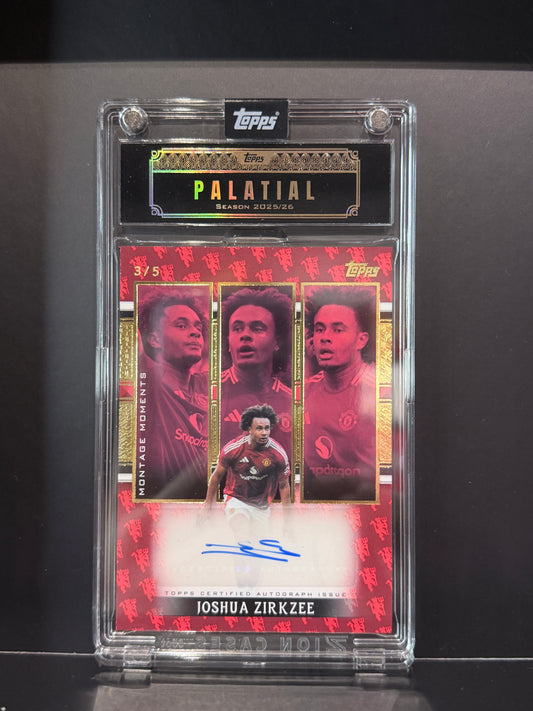 MUFC Topps Palatial Auto ZRIKZEE 03/05｜曼聯舒克斯簽名球員卡