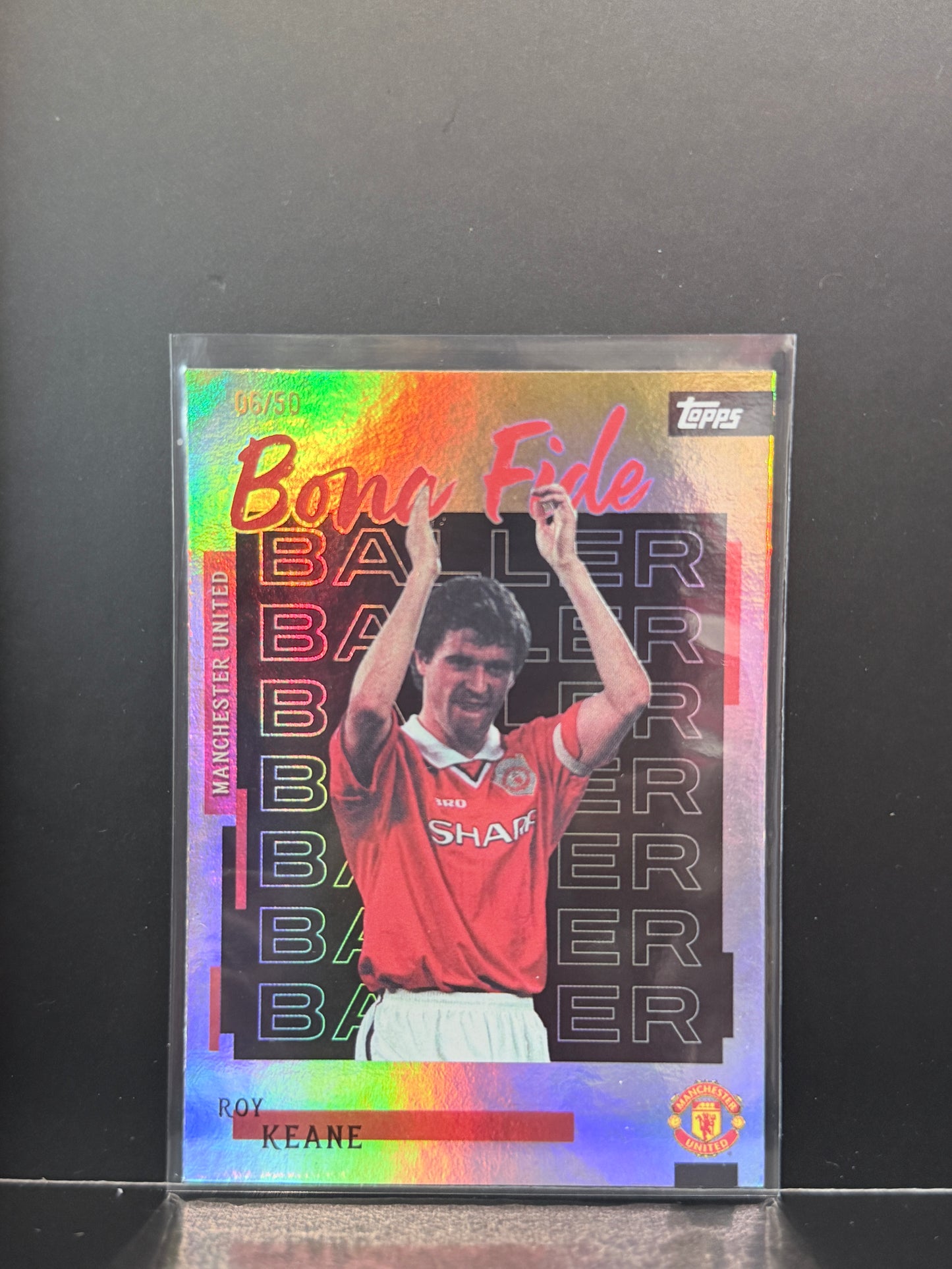 MUFC Topps United Team Set KEANE 06/50｜曼聯堅尼球員卡