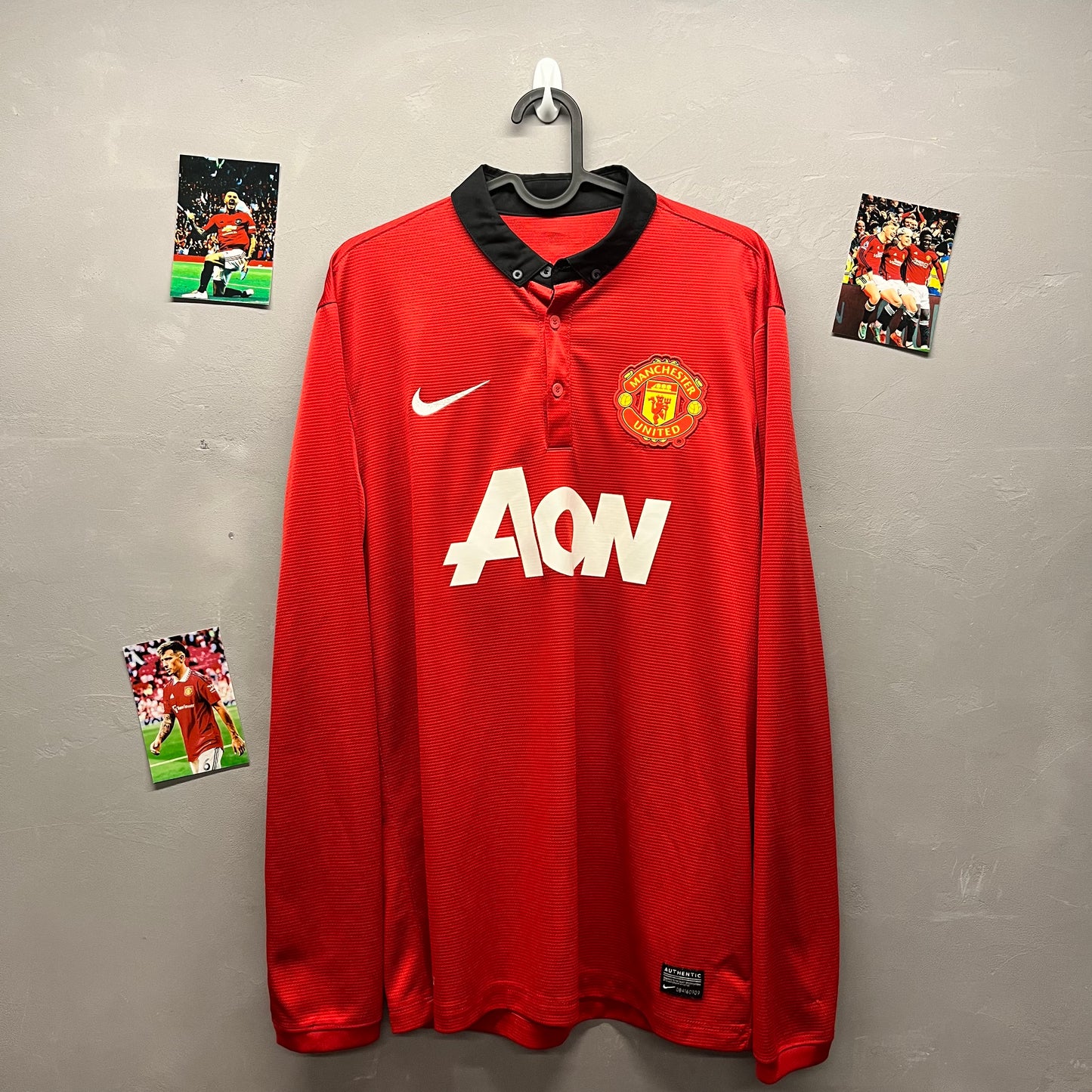 【現貨】曼聯主場長袖球迷版球衣 2013-14｜Manchester United Home Shirt 2013-14 - L/S