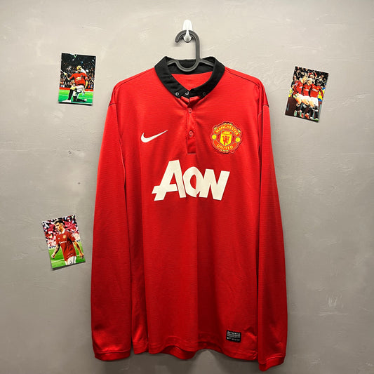 【現貨】曼聯主場長袖球迷版球衣 2013-14｜Manchester United Home Shirt 2013-14 - L/S