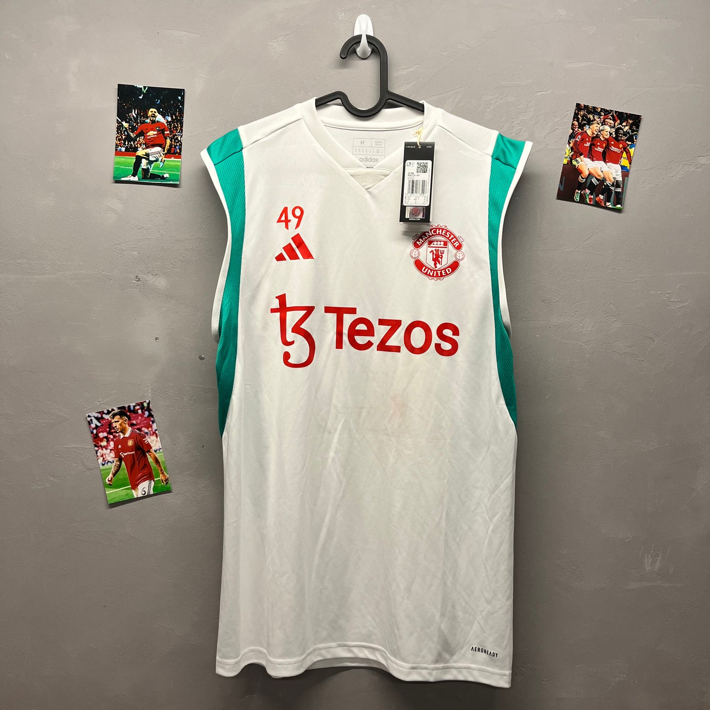 【瑕痴品】曼聯訓練背心球衣 2022-23｜Manchester United Training Sleeveless Jersey 2022-23