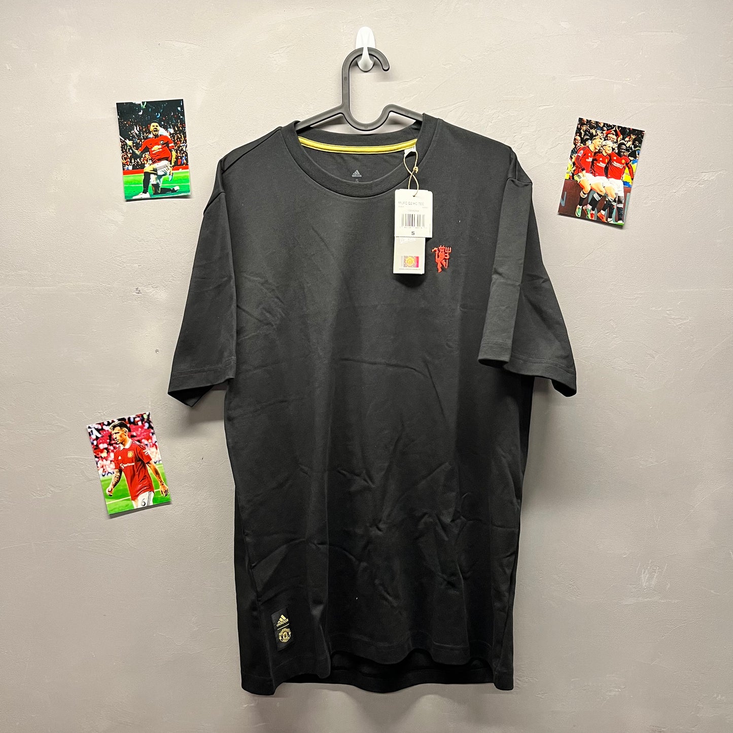 【現貨】曼聯官方刺繡黑TEE | Manchester United Heavy Cotton T-shirt (Black)