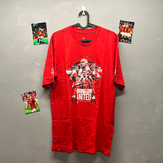 【現貨】曼聯官方聯賽盃TEE 2023-24｜Manchester United adidas EFL Cup T-Shirt