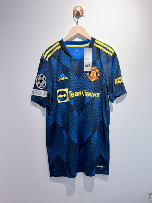 【代放】全新連牌曼聯2021/2022第二作客歐聯版球衣【拉舒福特】｜BNWT Manchester United 2021/2022 UEFA  Third Shirt 【Rashford】