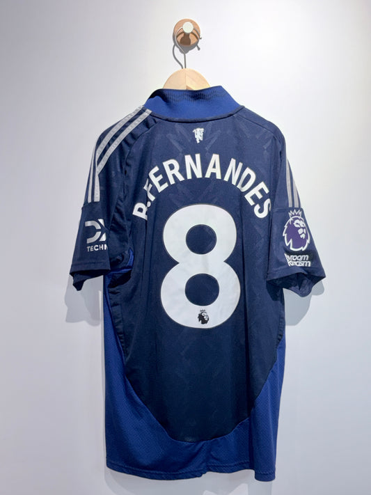 【代放】曼聯2024/25作客球衣【般奴】瑕疵品｜Manchester United 2024/25 Away Shirt 【B.Fernandes】