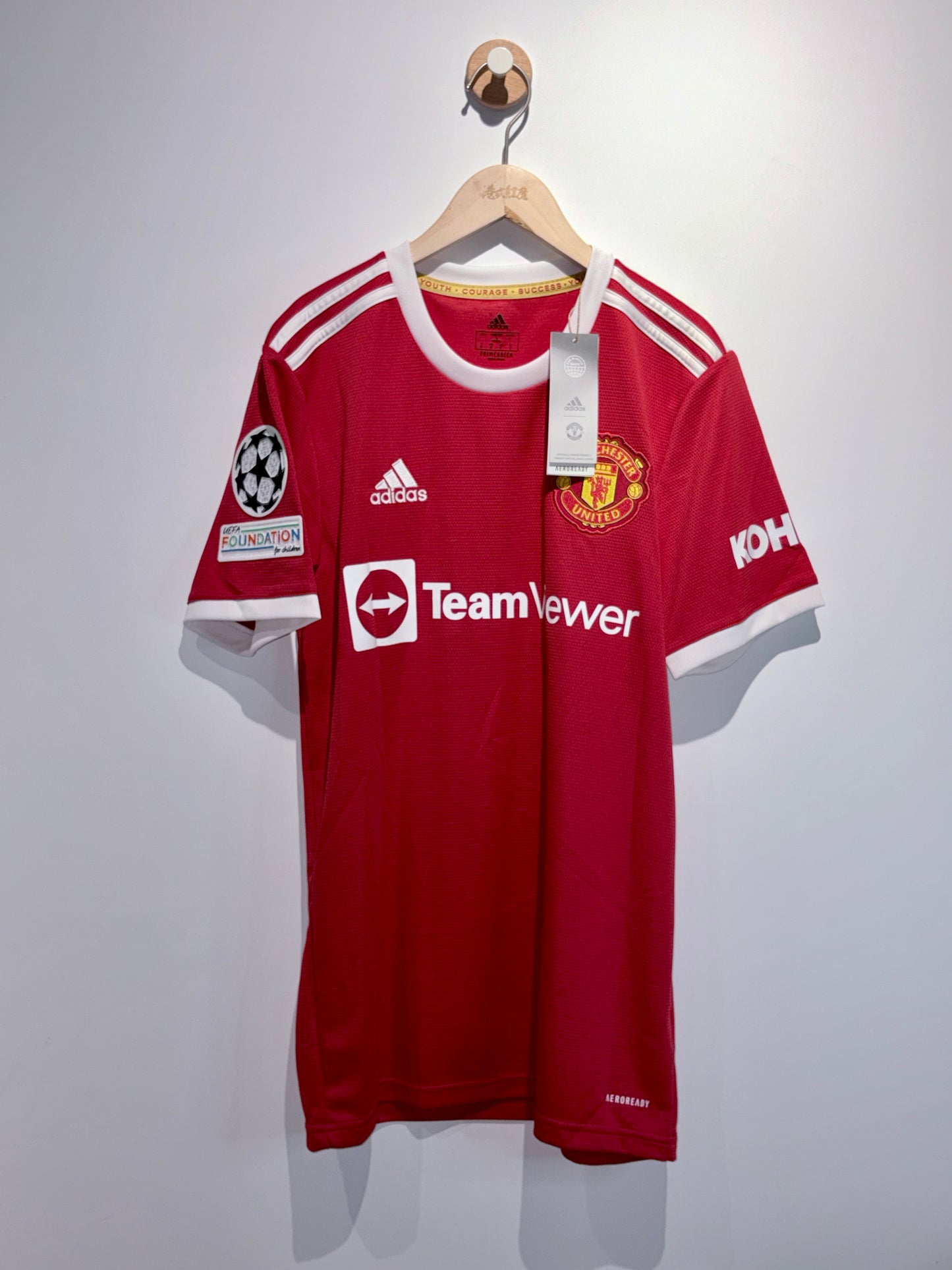 【代放】全新連牌曼聯2021/2022主場歐聯版球衣【格連活特】｜BNWT Manchester United 2021/2022 UEFA Home Shirt 【Greenwood】