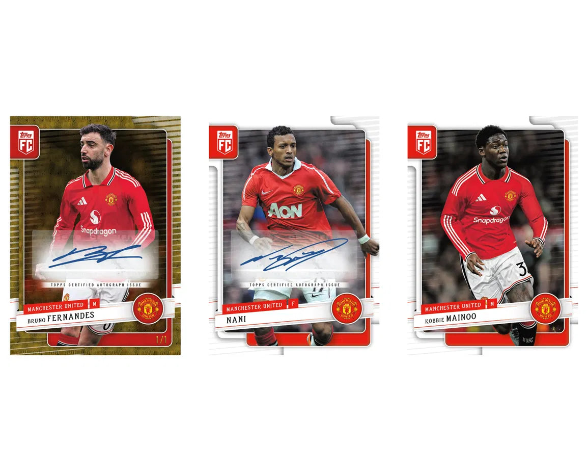 【少量】Topps曼聯26/27 球員卡｜Manchester United Topps Collector Tin 26/27 Trading Cards