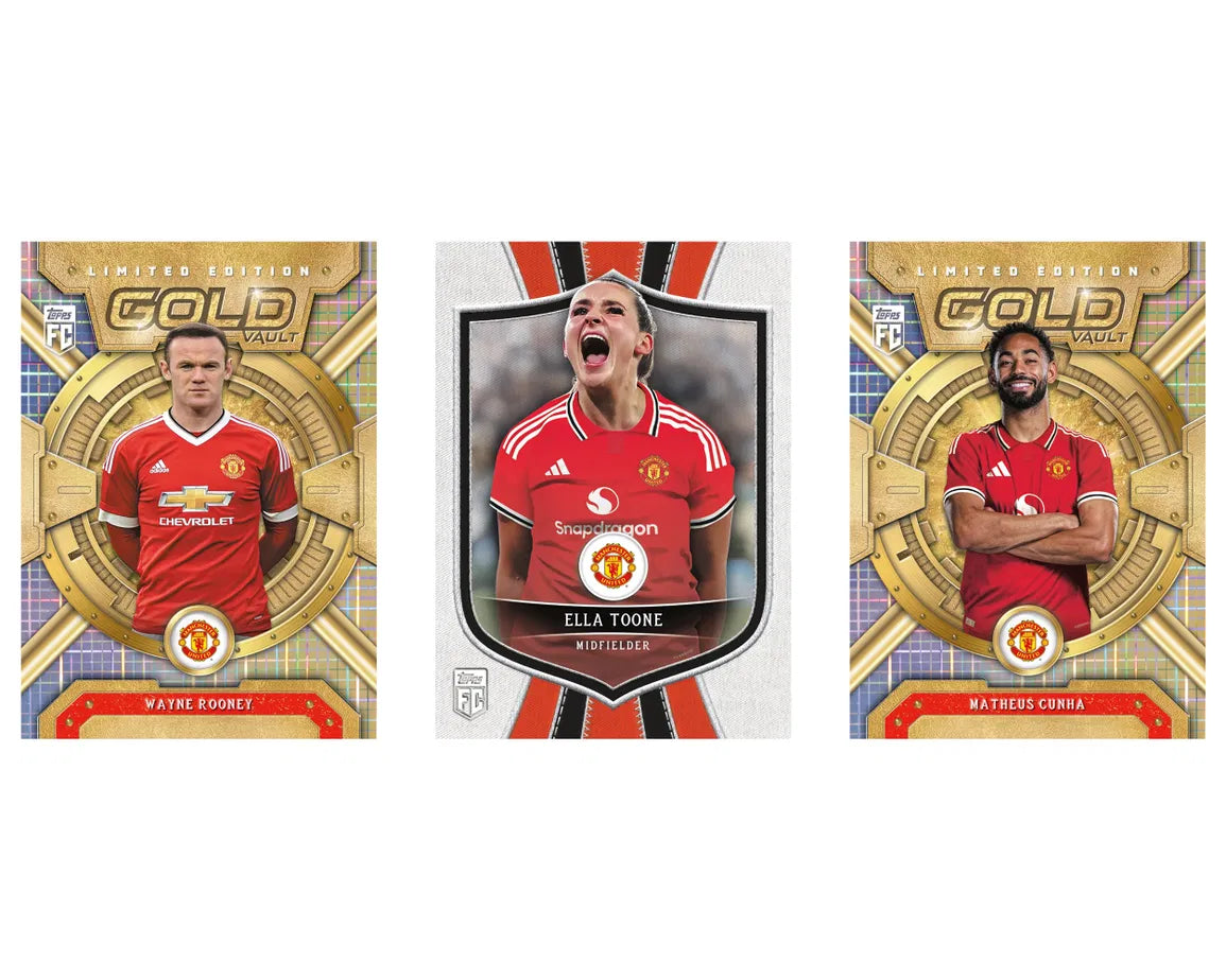 【少量】Topps曼聯26/27 球員卡｜Manchester United Topps Collector Tin 26/27 Trading Cards