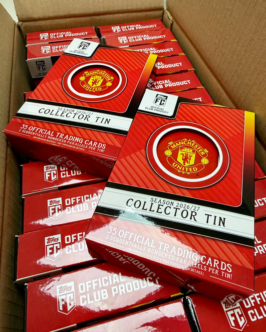 【少量】Topps曼聯26/27 球員卡｜Manchester United Topps Collector Tin 26/27 Trading Cards