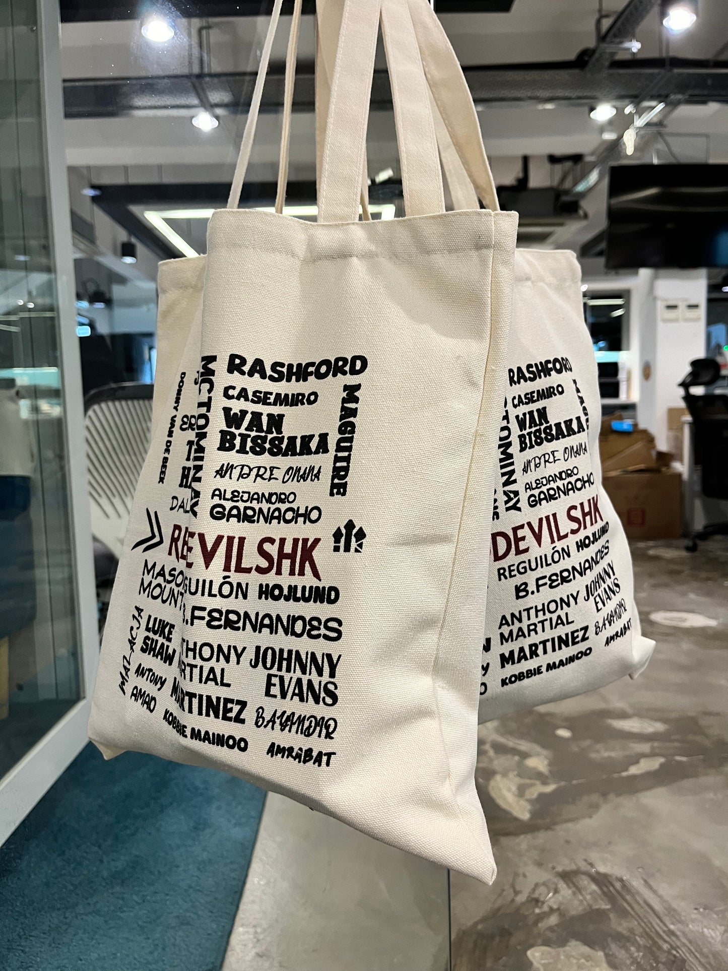 【限定】港式紅魔單邊布袋 2023-24｜REDDEVILSHK Tote Bag 2023-24