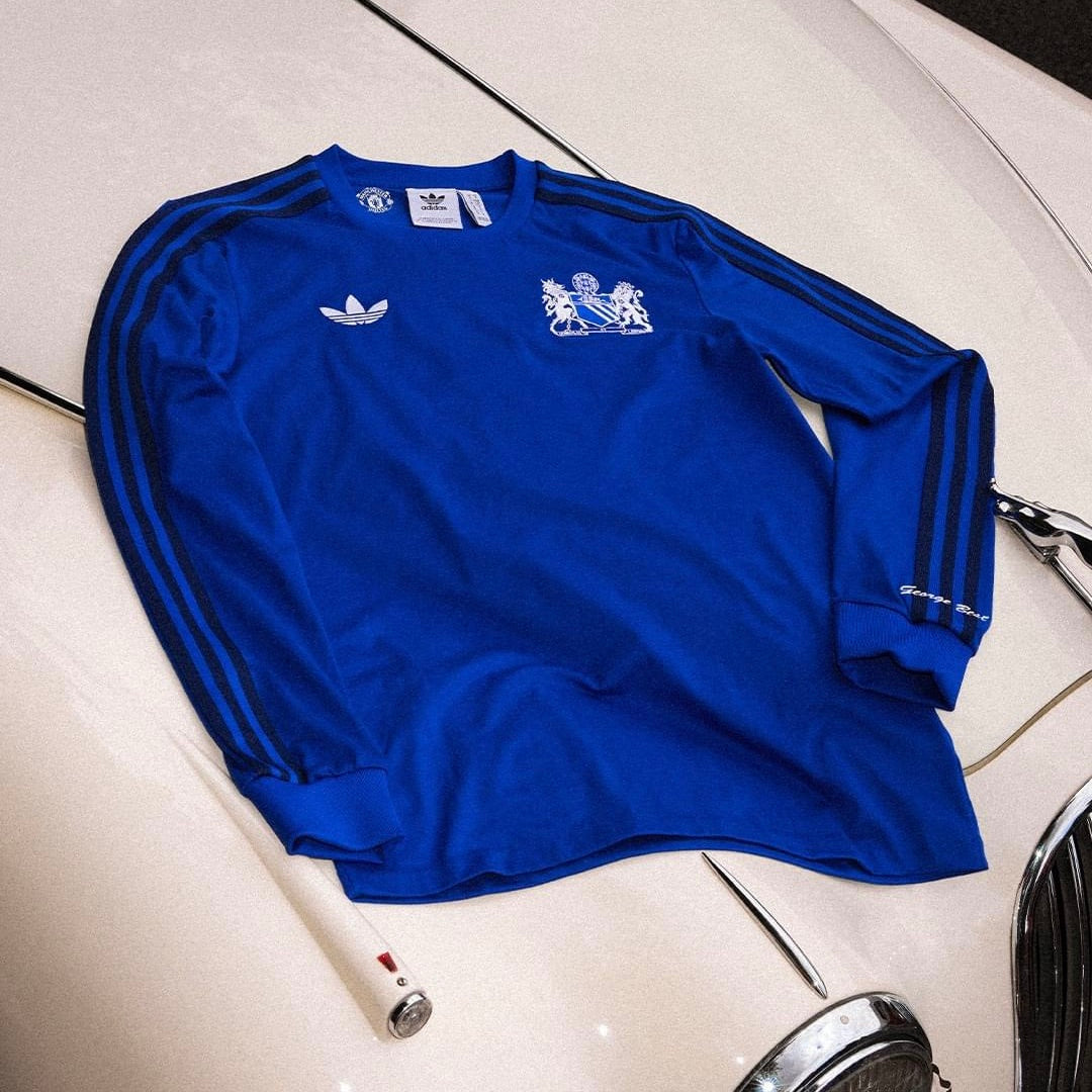 【預購】曼聯 ORIGINALS 佐治貝斯長袖球衣｜Manchester United x George Best adidas Originals Lifestyler Long Sleeve Jersey