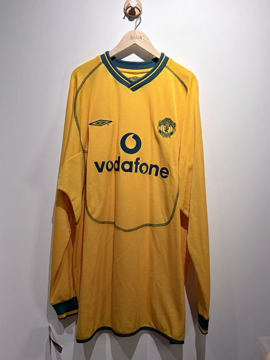 【復古】全新連牌曼聯2000/2002原年守門員球衣｜BNWT Manchester United GK Shirt 2000/2002