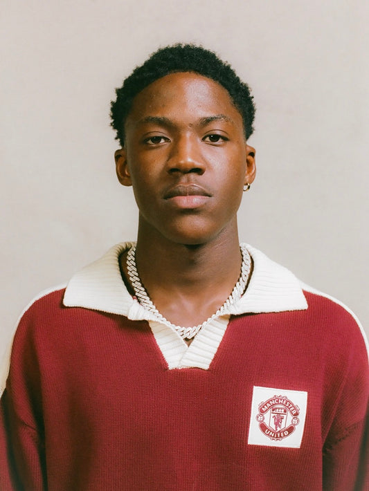 【限量】曼聯夢劇院針織Polo衫｜Manchester United Theatre of Dreams Knitted Polo Shirt Burgundy