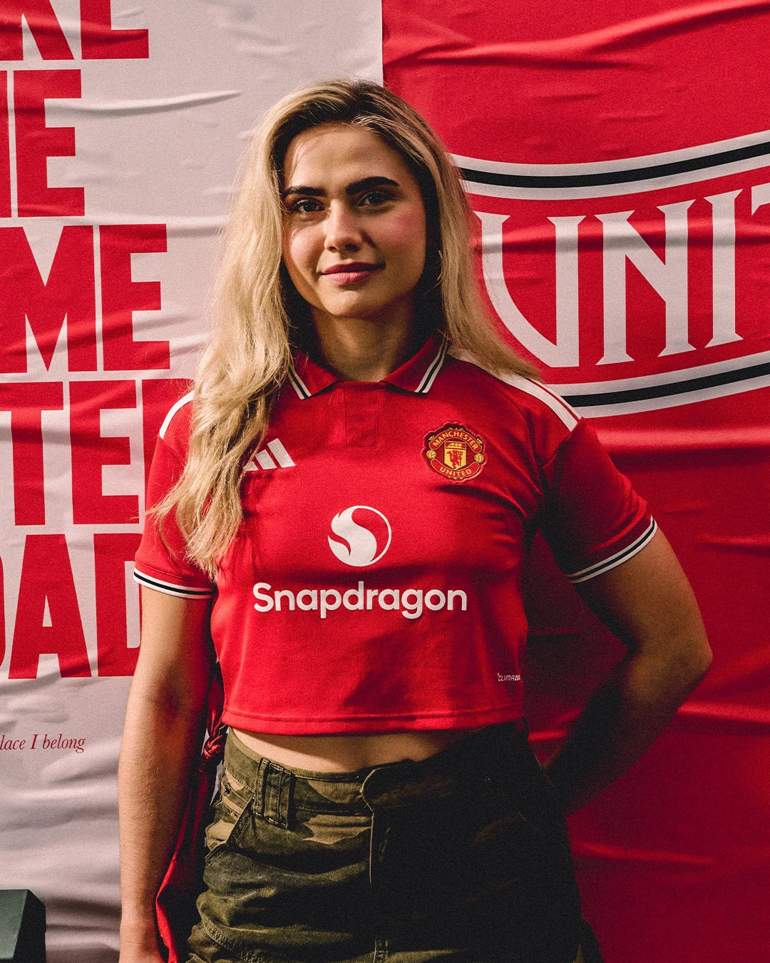 【新季】曼聯 26/27 賽季主場短身球衣｜Manchester United Womens 26/27 Home Cropped Jersey