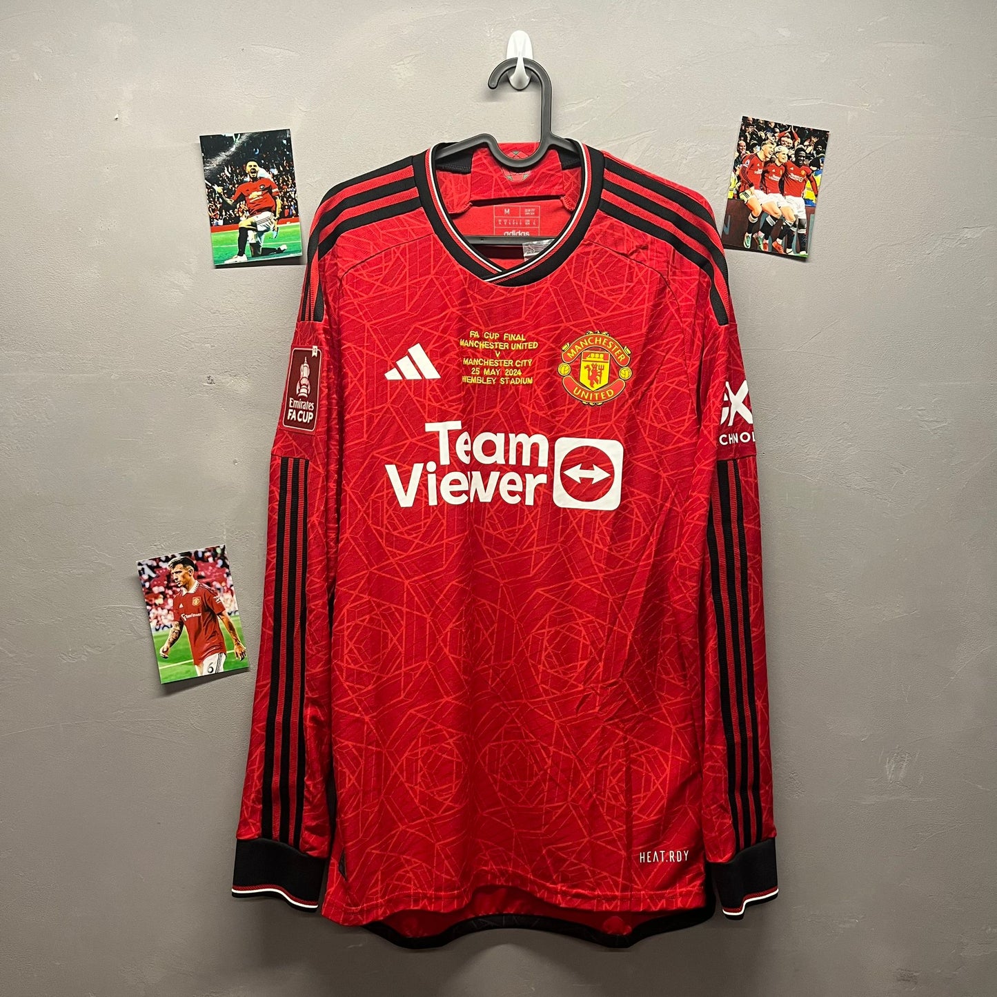 【現貨】曼聯長袖落場版球衣G17 2023-24｜Manchester United G17 Authentic Home Shirt 2023-24 - Long Sleeve