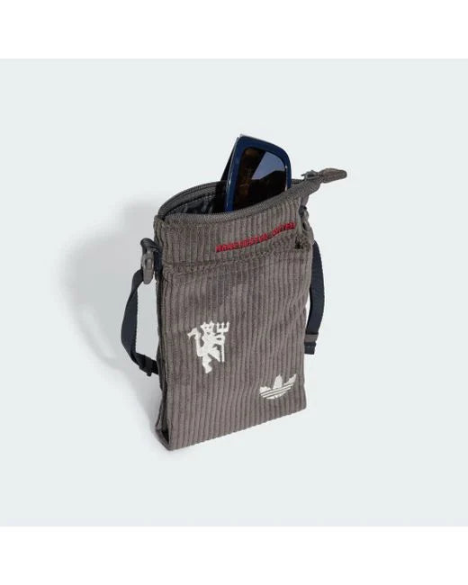 【現貨】曼聯收納袋｜Manchester United adidas Small Item Bag - Grey