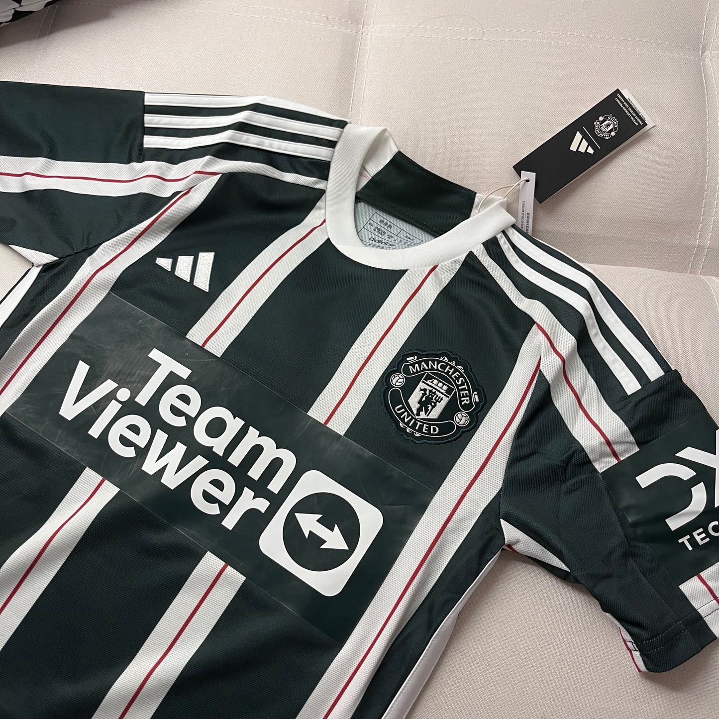 【現貨】曼聯作客球迷版短袖球衣 2023-24｜Manchester United adidas Away Shirt 2023-24