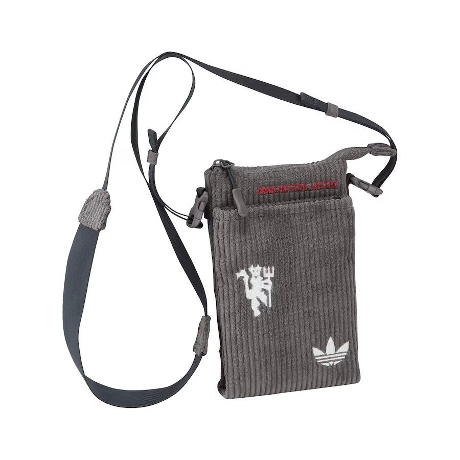 【現貨】曼聯收納袋｜Manchester United adidas Small Item Bag - Grey