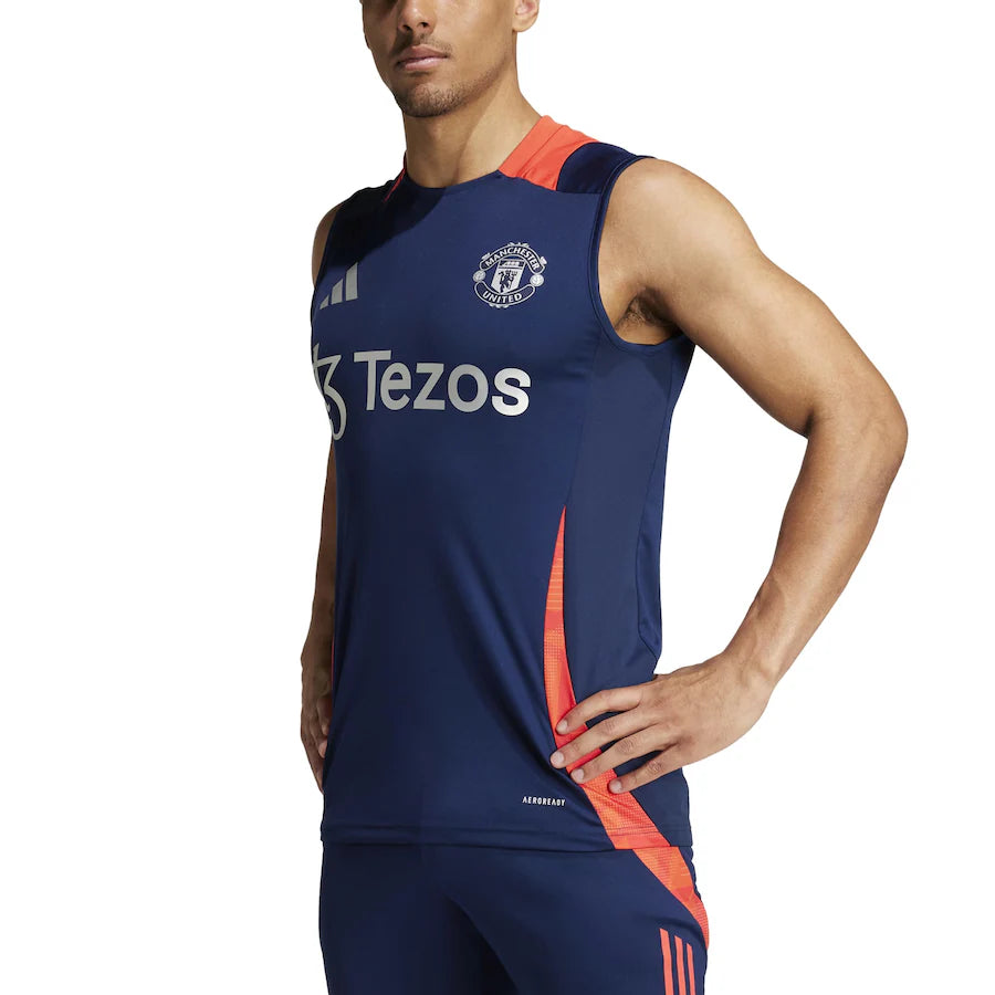 【現貨】曼聯無袖訓練球衣 2024-25｜Manchester United Training Sleeveless Jersey 2024-25