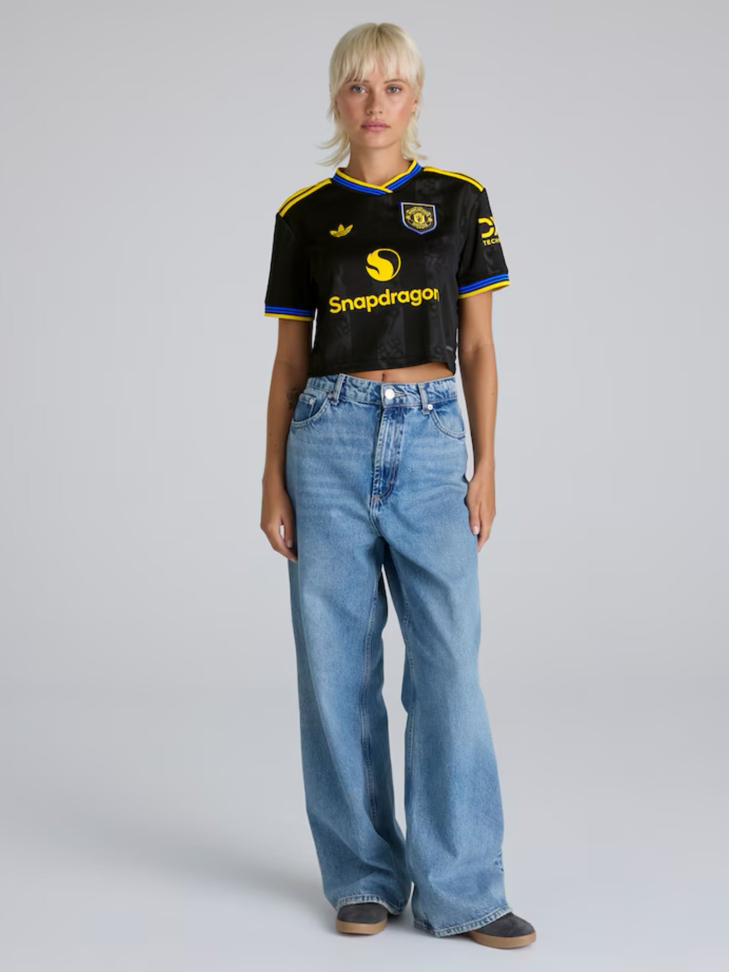 【上季】曼聯 25/26 賽季二客短身球衣｜Manchester United Womens 25/26 Third Cropped Jersey