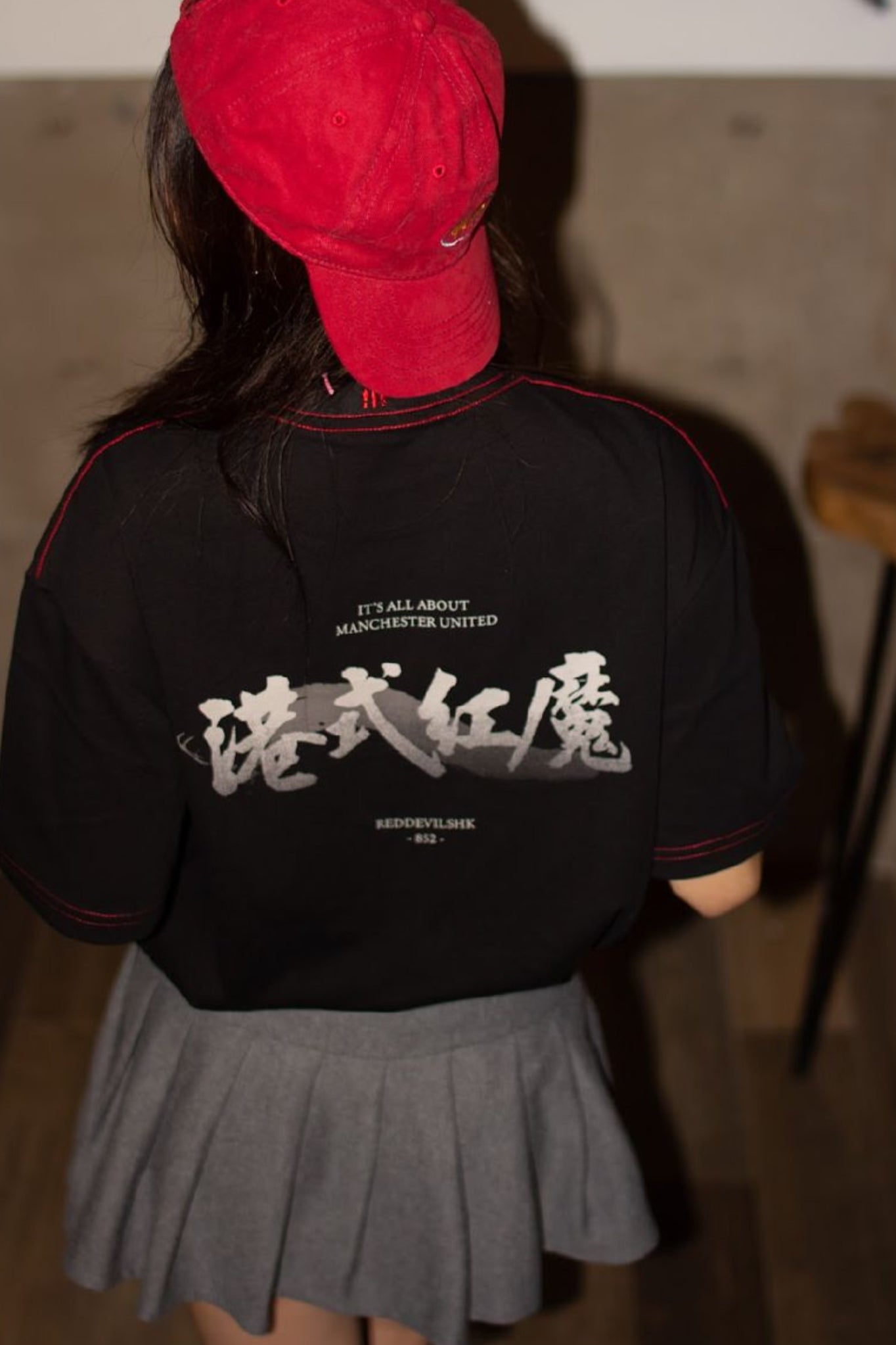 港式紅魔CLASSIC黑色TEE