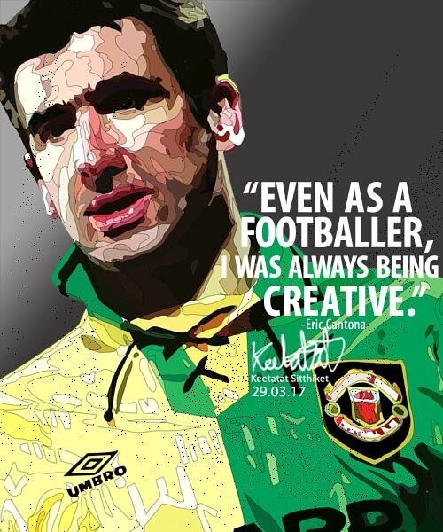 ERIC CANTONA EVEN AS